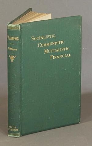 Seller image for Socialistic, communistic, mutualistic, and financial fragments for sale by Rulon-Miller Books (ABAA / ILAB)