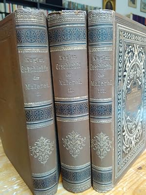 Handbuch der Malerei seit Constantin dem Grossen. 3 Bände, komplett. Bearbeitet von Hugo von Blom...