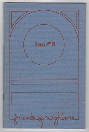 Image du vendeur pour Inc. 3 (#3, 1979) mis en vente par Philip Smith, Bookseller