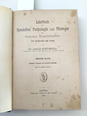 Lehrbuch der Speciellen Pathologie udn Therapie der inneren Krankheiten. Für Studirende und Ärzte...