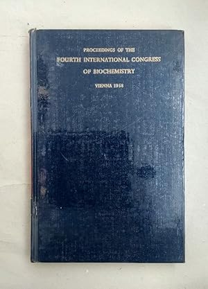 Image du vendeur pour Carbohydrate Chemistry of Substances of Biological Interest. Proceedings of the Fourth International Congress of Biochemistry, Vienna, 1- 6 September 1958, Vol. I: Symposium I. mis en vente par Wissenschaftl. Antiquariat Th. Haker e.K