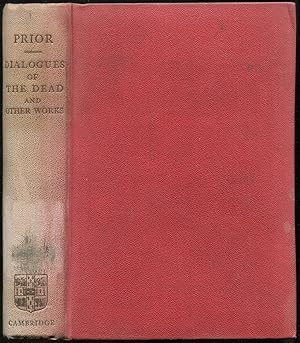 Imagen del vendedor de Dialogues of the Dead and Other Works in Prose and Verse a la venta por Between the Covers-Rare Books, Inc. ABAA