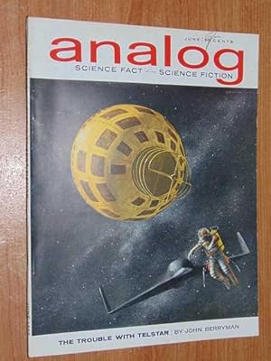 Bild des Verkufers fr Analog June 1963. The Trouble With Telstar. Hermit. Territory. Ham Sandwich zum Verkauf von Serendipitous Ink