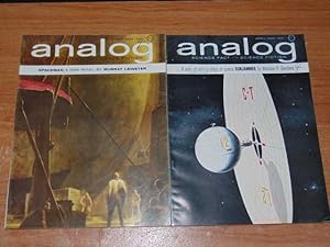 Seller image for Analog March 1964 & April 1964. 2 volumes. Spaceman (2 of 2 parts, 1 in each volume). Outward Bound. Third Alternative. The Pie-Duddle Puddle. Sunjammer. Counter Foil. Problem Child. Shortsite. The Spy for sale by Serendipitous Ink