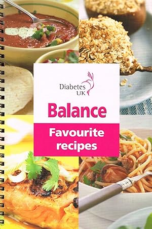 Seller image for Balance Favourite Recipes : Diabetes UK : for sale by Sapphire Books