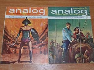 Bild des Verkufers fr Analog October 1964 & November 1964 & December 1964. 3 volumes. Sweet Dreams (3 parts of 3, 1 in each volume) Sweet Princes. Flying Fish. Situation Unbearable. The Mary Celeste Move. Gunpowder God. Guttersnipe. Gallagher's Glacier. Bill For Delivery. Plague Of Kryder II. Shortstack. Contrast. Recue Operation. The Equalizer zum Verkauf von Serendipitous Ink