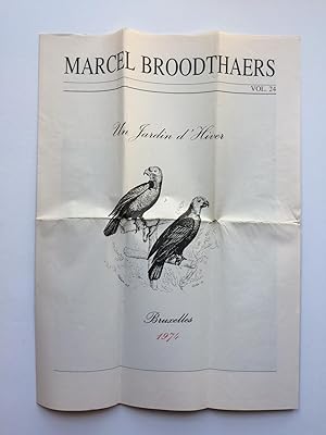 Marcel BROODTHAERS : Un Jardin d' Hiver