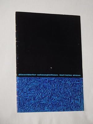 Bild des Verkufers fr Monatsheft des Dsseldorfer Schauspielhauses I, 1960/61 (September 1960). Programmheft DONNA DIANA von Moreto. Regie: Edgar Walther, Bhnenbild/ Kostme: Karl Grning. Mit Ingrid Ernest (Diana), Willy Meyer-Frst, Sybille Schneider, Judith Koren, Gnter Knig, Alfons Hckmann, Wolfgang Jarnach, Otto Rouvel, Eva Bttcher zum Verkauf von Fast alles Theater! Antiquariat fr die darstellenden Knste