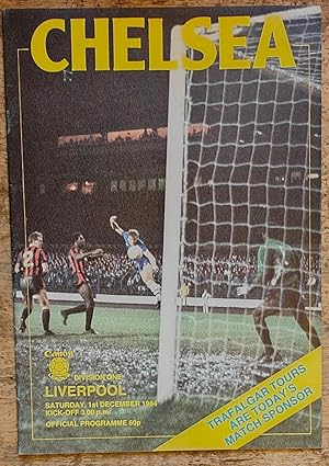 Image du vendeur pour Chelsea versus Liverpool Saturday 1st December 1984 Official Programme mis en vente par Shore Books