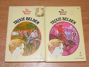 Seller image for Trixie Belden. 6 volumes. #2,6,8,10,20,24. The Red Trailer Mystery. The Mystery In Arizona. The Black Jacket Mystery. The Marshland Mystery. The Mystery Off Old Telegraph Road. The Mystery At Saratoga for sale by Serendipitous Ink