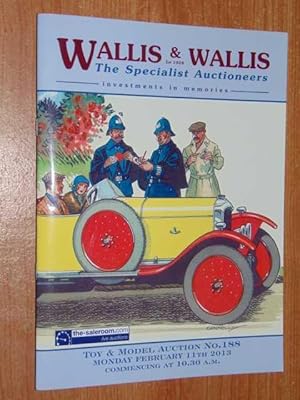 Wallis & Wallis Toy & Model Auction No. 188 Monday February 11th 2013