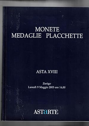 Seller image for Monete madaglie placchette. Asta tenuta a Zurigo nel 2005. for sale by Libreria Gull