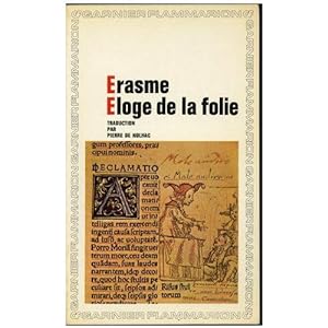 Image du vendeur pour Eloge de la folie 2020-830 Garnier XX Be mis en vente par Des livres et nous