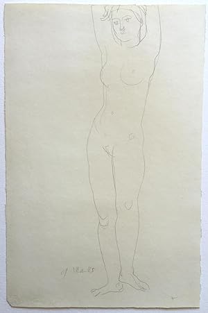 Seller image for Weiblicher Akt stehend for sale by Galerie Schenk.Modern