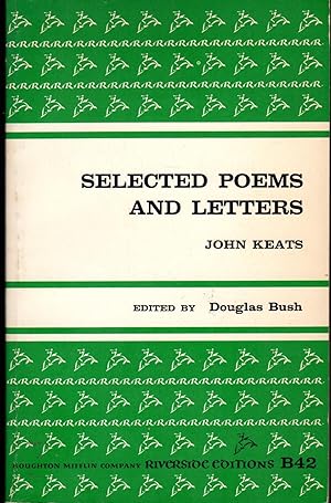 Imagen del vendedor de Selected Poems and Letters (Riverside Editions Series) a la venta por Dorley House Books, Inc.