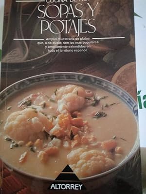 Bild des Verkufers fr Sopas y potajes zum Verkauf von Comprococo