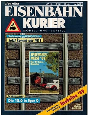 Seller image for Eisenbahn Kurier 3/89. Nr. 198. Modell und Vorbild. for sale by Dobben-Antiquariat Dr. Volker Wendt