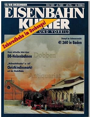 Image du vendeur pour Eisenbahn Kurier 12/88. Modell und Vorbild. Nr. 195. mis en vente par Dobben-Antiquariat Dr. Volker Wendt