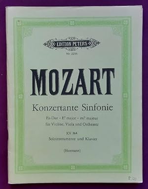 Konzertante Sinfonie Es-Dur - E major - mi majeur für Violine, Viola und Orchester KV 364 Soloins...