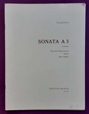 Sonata a tre (3) (f-moll) für Altblockflöte (Querflöte), Violine und Cembalo (Klavier), Violoncel...