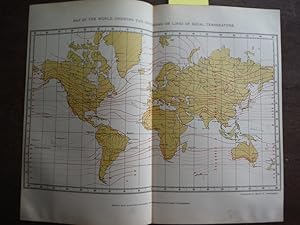 Immagine del venditore per Johnson's Map of World Showing the Isotherms or Lines of Equal Temperature, - Original (1895) venduto da Imperial Books and Collectibles