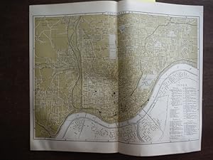 Image du vendeur pour Johnson's Map of Cincinnati (Ohio) - Original (1895) mis en vente par Imperial Books and Collectibles