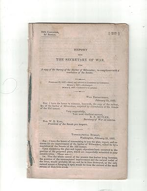 24th Congress, 2d Session; Report From The Secretary of War with a Copy of the Survey of the Harb...