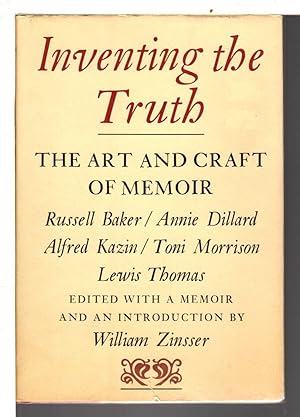 Bild des Verkufers fr INVENTING THE TRUTH: The Art and Craft of Memoir. zum Verkauf von Bookfever, IOBA  (Volk & Iiams)