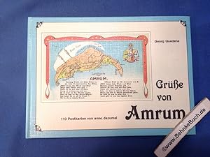 Bild des Verkufers fr Grsse von Amrum : 110 Postkarten von anno dazumal. Georg Quedens. zum Verkauf von Antiquariat BehnkeBuch