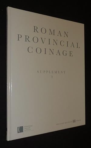 Imagen del vendedor de Roman Provincial Coinage, Supplement 1 a la venta por Abraxas-libris
