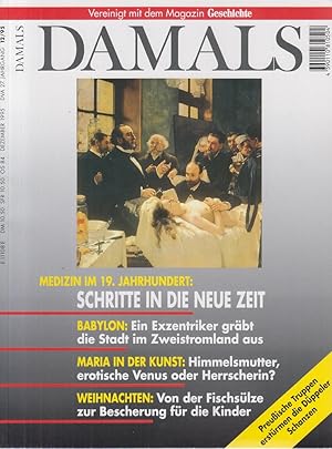 Seller image for Damals: Vereinigt mit dem Magazin Geschichte. 27. Jahrgang. Dezember 12/95 for sale by Allguer Online Antiquariat