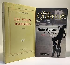 Image du vendeur pour Noir animal ou La menace + Les noces barbares --- 2 livres mis en vente par crealivres