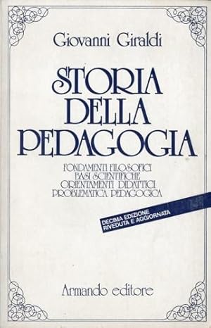 Imagen del vendedor de Storia della pedagogia. a la venta por LIBET - Libreria del Riacquisto