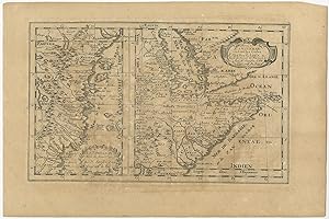 Antique Map of Eastern Africa by Sanson (c.1660)