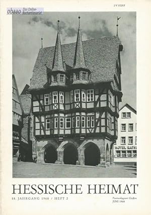 Hessische Heimat 18. Jahrgang 1968 Heft 2