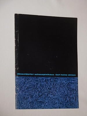 Monatsheft des Düsseldorfer Schauspielhauses I, 1962/63 (September 1962). Programmheft DER HAUPTM...