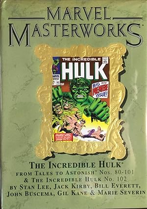 Imagen del vendedor de MARVEL MASTERWORKS Vol. 56 (Variant Gold Foil Edition) : The INCREDIBLE HULK From TALES TO ASTONISH Nos. 80-101 & HULK No. 102 a la venta por OUTSIDER ENTERPRISES