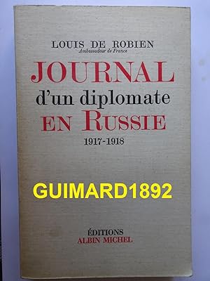 Journal d'un diplomate en Russie 1917-1918