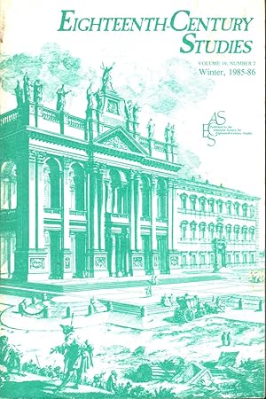 Imagen del vendedor de Eighteenth-Century Studies: Volume 19, No 2: Winter, 1985/86 a la venta por Dorley House Books, Inc.