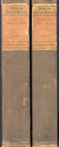 Imagen del vendedor de The Diary of John Evelyn (2 volumes) (Universal Classics Library Series) a la venta por Dorley House Books, Inc.