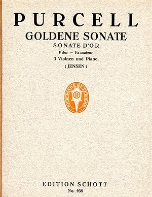 Goldene Sonate [Golden Sonata] in F Major [TWO VIOLIN PARTS and PIANO FULL SCORE]