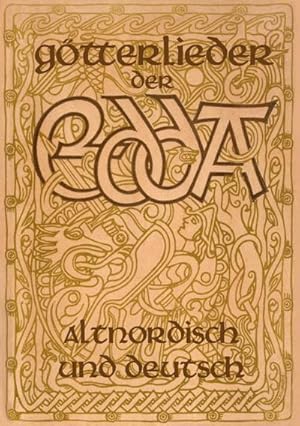 Bild des Verkufers fr Gtterlieder der Edda - Altnordisch und deutsch zum Verkauf von AHA-BUCH GmbH