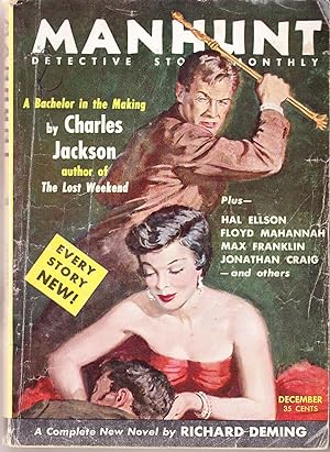 Image du vendeur pour Manhunt Detective Stories Monthly December, 1954 mis en vente par John Thompson