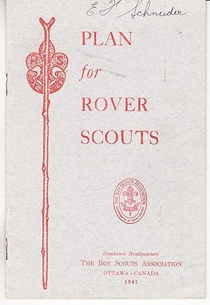 Seller image for Plan for Rover Scouts for sale by John Thompson