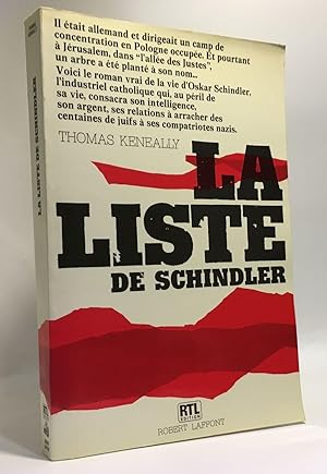 Image du vendeur pour LISTE DE SCHINDLER mis en vente par crealivres