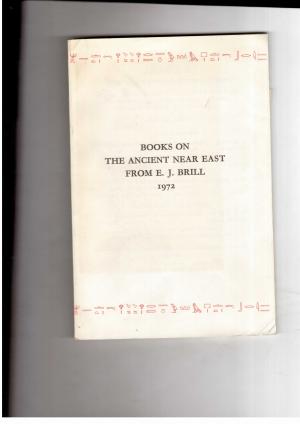 Seller image for A Catalogue of the Books on the Ancient near east for sale by manufactura
