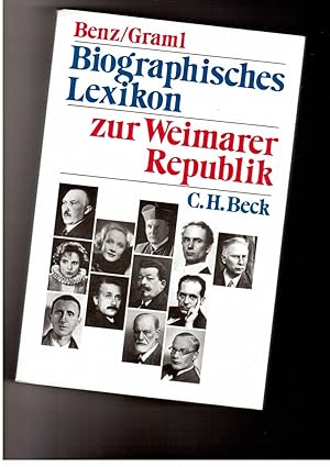 Bild des Verkufers fr Biographisches Lexikon zur Weimarer Republik zum Verkauf von manufactura