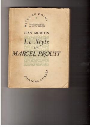 Bild des Verkufers fr Le Style de Marcel Proust - Editions Correa zum Verkauf von manufactura
