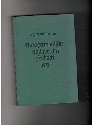 Bild des Verkufers fr Nordgermanische Balladen der Frhzeit zum Verkauf von manufactura