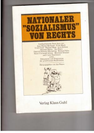 Bild des Verkufers fr Nationaler Sozialismus von Rechts - Antifaschistische Texte zum Verkauf von manufactura